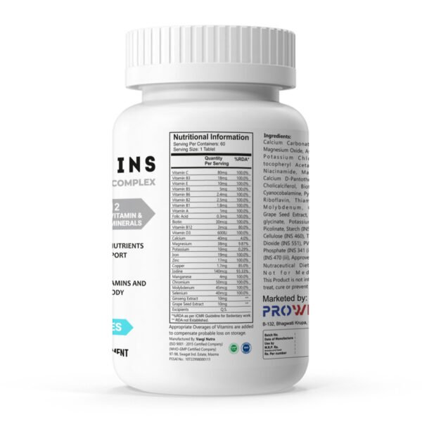 Prowey Multivitamin Whole Food complex